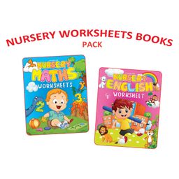 Dreamland Nursery Worksheets 2 Books Pack , English & Maths Early Learning Worksheets, 216 Pages-16