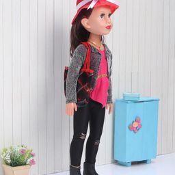 Speedage Simran Fashion Doll Black Pink - Height 56.5 cm-image-12
