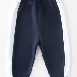 Kookie Kids Full Length Track Pant - Navy Blue White-picture-8