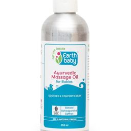 earthBaby Ayurvedic Baby Massage Oil, Certified 100% Natural origin - 250 ml-image-4