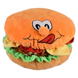 Ultra Hamburger Cushion Shaped Soft Toy- Brown-image-8