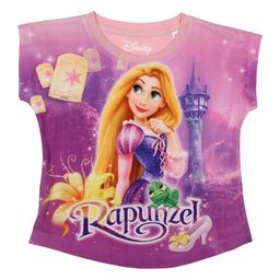 Disney By Crossroads Short Sleeves Princess Rapunzel Printed Top - Light Pink-image-68