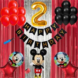 Shopperskart Cartoon Theme 2nd Birthday Decoration Kit - Pack of 74-image-98