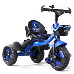 Babyhug Plug & Play Phantom Tricycle With Storage Basket - Blue-image-7