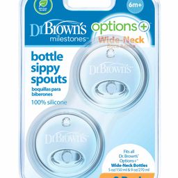 Dr. Brown's Wide Neck Options + Bottle Sippy Spout - Pack of 2-image-19
