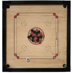 Webby Wooden Carrom Board - Multicolour-22