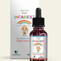 HealthBest Infabest Drops Multivitamins with Vitamin D3 & Zinc - 30 ml-5