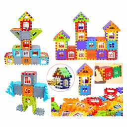 COMERCIO Building Pipe Blocks Multicolor - 72 Pieces-18
