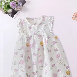 FOREVER FRIDAY Girls Conversational Print A-Line Dress-image-57