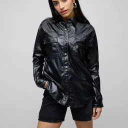 FREAKINS Women Leather Leather Jacket-19