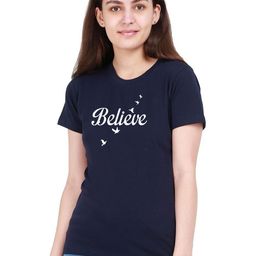Moda Rapido Women Typography Printed Round Neck Cotton T-shirt-picture-19