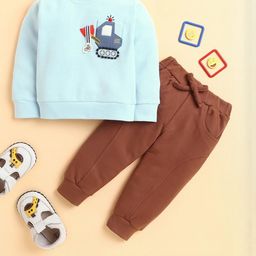 MeeMee Boys Printed Printed Sweatshirt With Joggers-picture-47