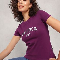 Nautica Brand Logo Printed T-shirt-picture-35