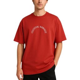 Metronaut Typography Printed Pure Cotton Over Sized T-shirt-image-89
