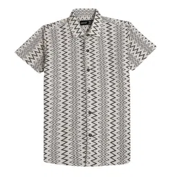 CAVIO Boys Comfort Opaque Printed Casual Shirt-image-64