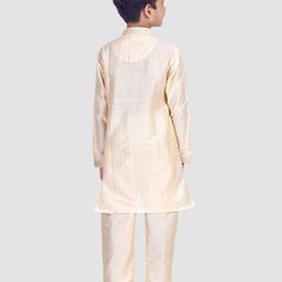 Pehanaava Boys Regular Thread Work Kurta with Pyjamas image 5