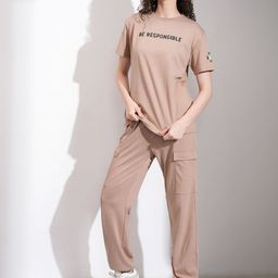 Street By Tokyo Talkies Patch Applique T Shirt With Joggers Co Ords-48