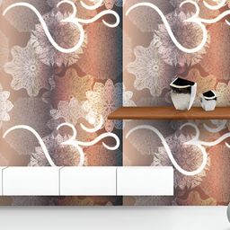 ArtzFolio Printed UV-Resistant Anti-Bacterial Ornate Mandala & Hindu Om Aum Symbol Peel & Stick Wallpaper-image-19
