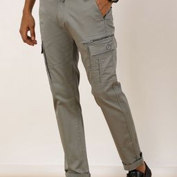 beevee Men Relaxed Cargos Trousers-image-35