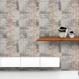 ArtzFolio Printed UV-Resistant Anti-Bacterial Abstract Grunge Pattern Peel & Stick Wallpaper-image-35