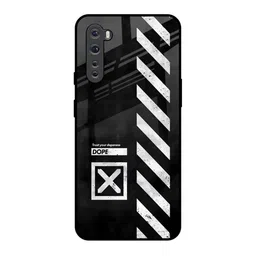 QRIOH Duality Design Printed OnePlus Nord Glass Back Case Mobile Accessories-picture-14