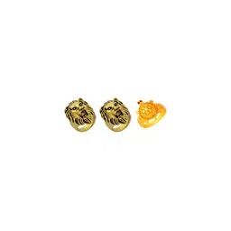 Dynamic Retail Global Set of 3 Ring for Men, Gold-Yellow Alloy Ring ()-picture-49