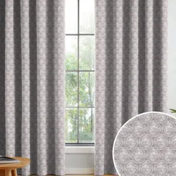 Myntra Elegant Homes Fushion Premium Purple 2 Pieces Printed Black Out Window Curtain-picture-33
