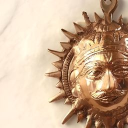 The Spiritual Living Glossy Sun God Face Idol Wall Hanging-image-74