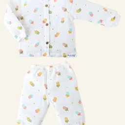 Honcho Baby Unisex Kids Printed Top with Pyjamas-image-19