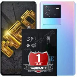 THE BATTERY STORE Mobile Battery ForVivo Battery for VIVO iQOO neo 6 with 1 Year Warranty-picture-11