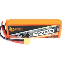 Orange 14.8V 6200mAh 35C 4S Lithium Polymer Battery Pack-23