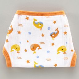 Babyhug Muslin Cloth Nappy Set of 5 Extra Small - Multicolor Printed image 3