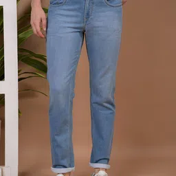 Canary London Men Smart Slim Fit Low-Rise Heavy Fade Printed Stretchable Jeans-image-69
