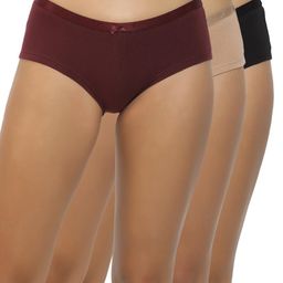 Shyygl Set of 3 Mid-Rise Hipster Briefs-image-18
