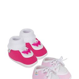 NESKA MODA Pink Cotton Booties-32