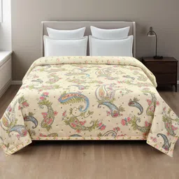 IVAZA Brown AC Room Double Bed Microfibre Comforter-image-94