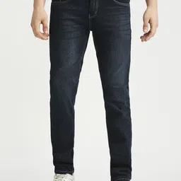 HJ HASASI Men High-Rise Light Fade Acid Wash Stretchable Jeans-image-34