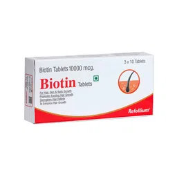 refollium Biotin 10000 mcg Tablets - 30 N-image-3