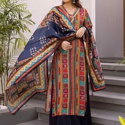 KALINI Women Ethnic Motifs Printed Kurta with Palazzos & Dupatta-image-34