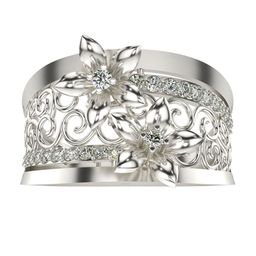 VALANOVA Women White Ring Diamond-image-53