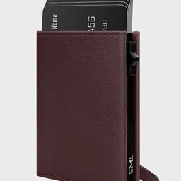 The Wallet Store Unisex Leather Three Fold Wallet-19