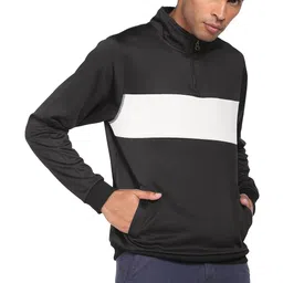 Flying Machine Men Colourblocked Sweatshirt-image-73