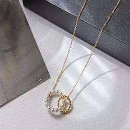 DressBerry Beads Studed Circular Shaped Pendant Chain-image-20
