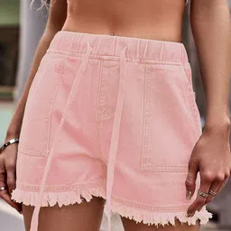 StyleCast Solid Women Denim Shorts-image-54