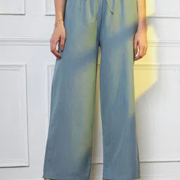 FITHUB Women Straight Fit High-Rise Trousers-image-76