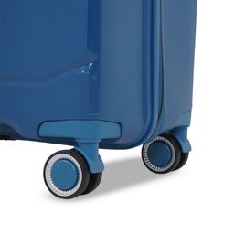 SWISS MILITARY Unisex 360-Degree Rotation Hard Sided Medium Trolley Suitcase image 3