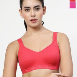LILY Pack Of 2 Full Coverage Workout Bra-34