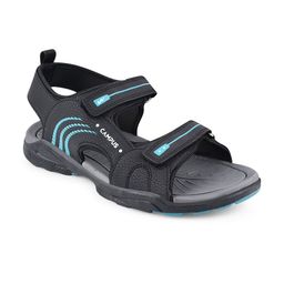 Campus Men Textured Velcro Sports Sandals-13