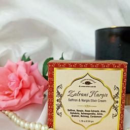 HERBS & GREENS Set Of 2 Tulsi Face Wash 100 ml & Zafrani Nargis Cream 50 g-46