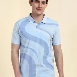 Allen Solly Men Regular Fit Printed Polo Collar T-shirt-image-71